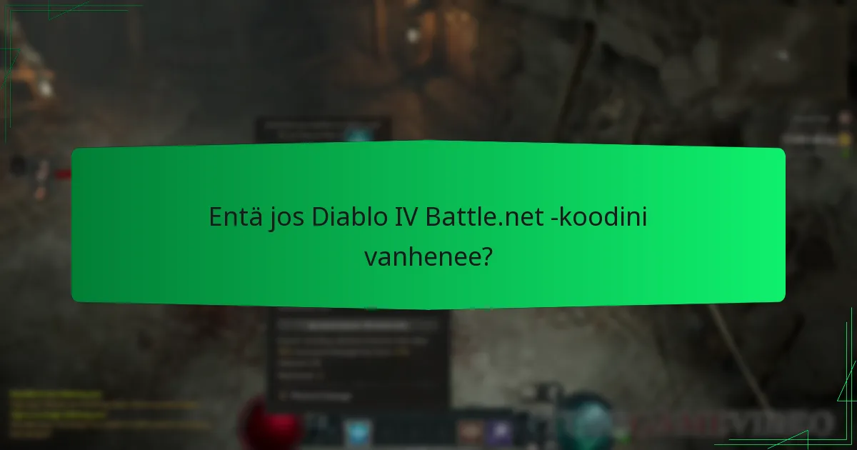 Kuinka voin tarkistaa Diablo IV Battle.net -koodieni tilan?