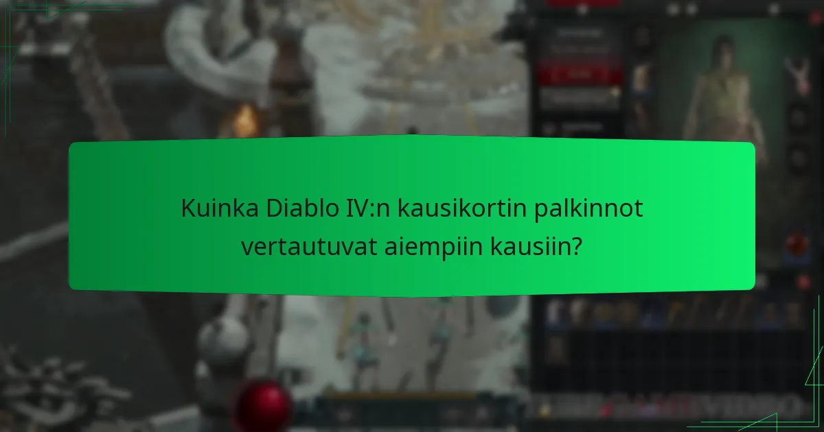 Kuinka pelaajat avaavat palkintoja Diablo IV:n kausikortissa?