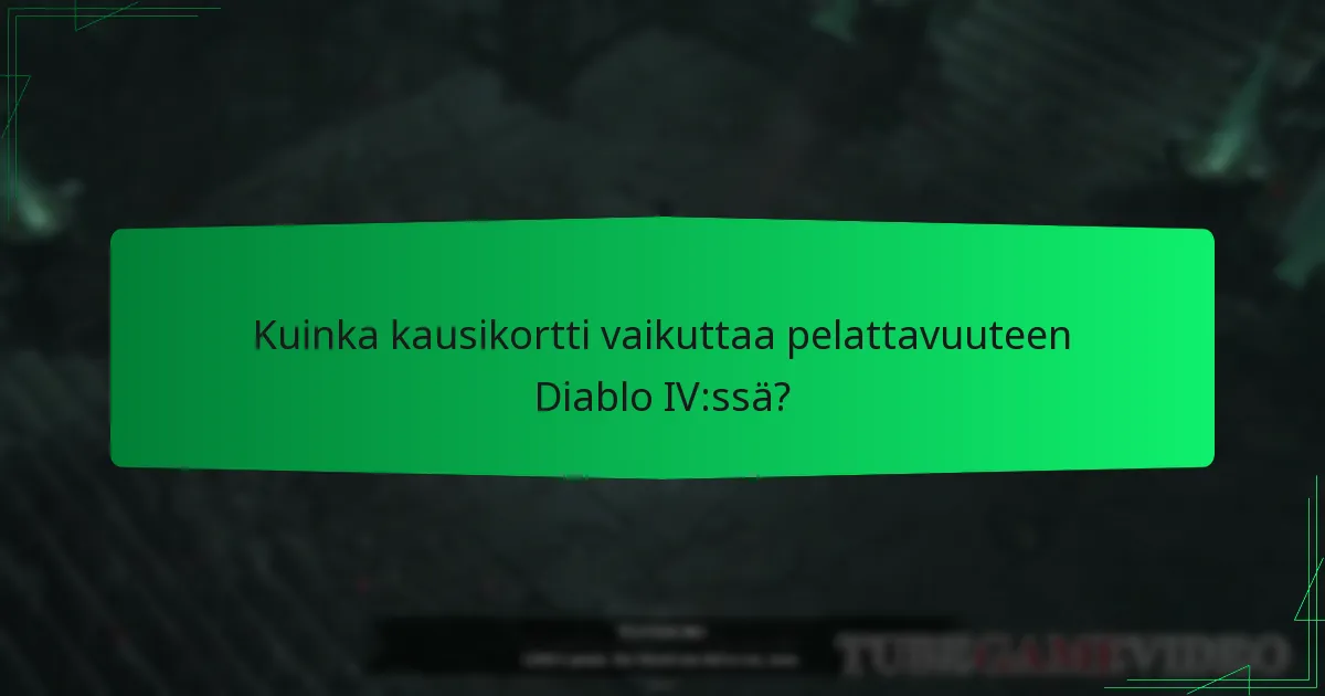 Kuinka paljon Diablo IV:n kausikortti maksaa?