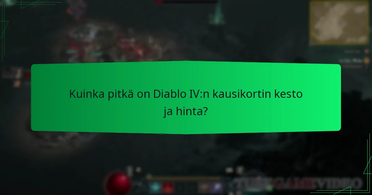 Kuinka Diablo IV:n kausikortin palkinnot vertautuvat muihin peleihin?