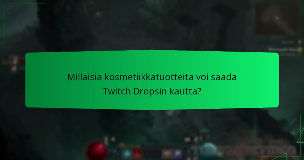 Kuinka Twitch Drops -kosmetiikat vertautuvat muihin kosmetiikkavaihtoehtoihin?