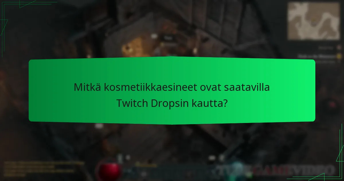 Kuinka Diablo IV:n Twitch Drops vertautuvat muihin peleihin?