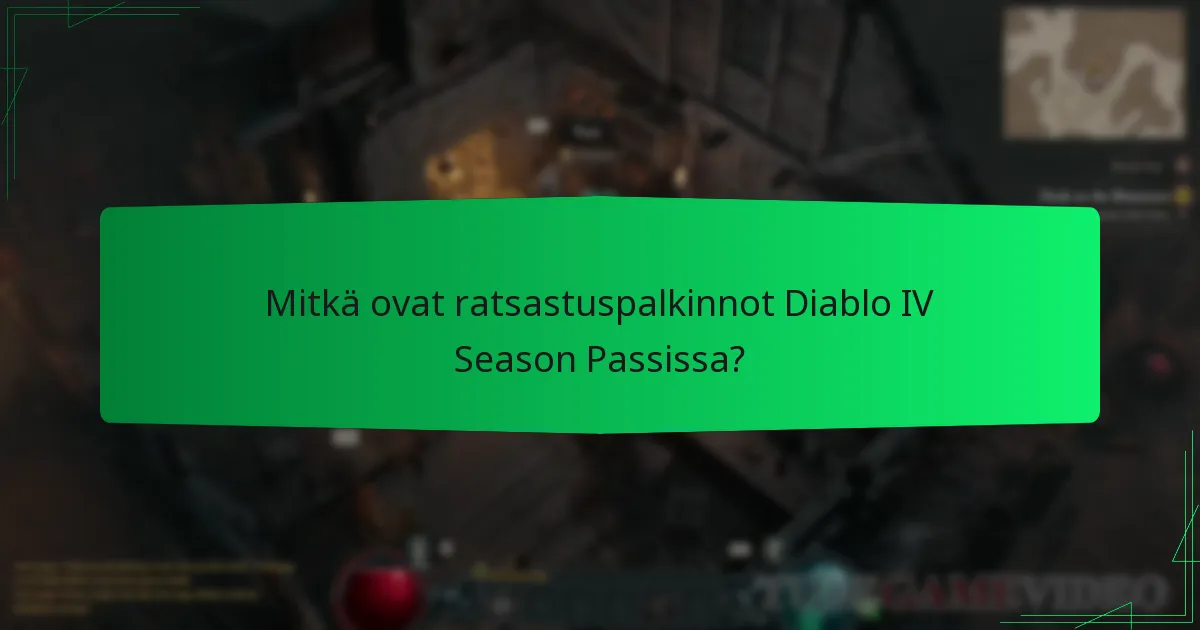Mitkä ovat vaihtoehdot Season Passin ratsastuspalkinnoille?