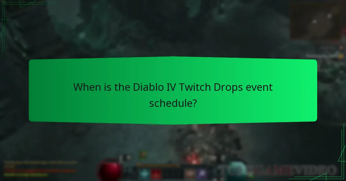 Which streamers are participating in the Diablo IV Twitch Drops?